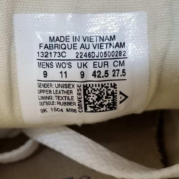 Converse Chuck Taylor All Star Men's Shoes 9 White - Picture 8 of 8